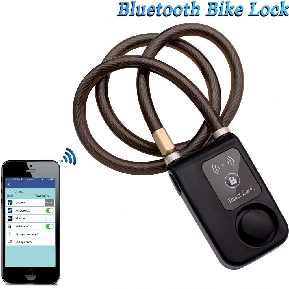 Commuter Bike Lock - Bluetooth Akıllı Bisiklet Kilidi Su Geçirmez
