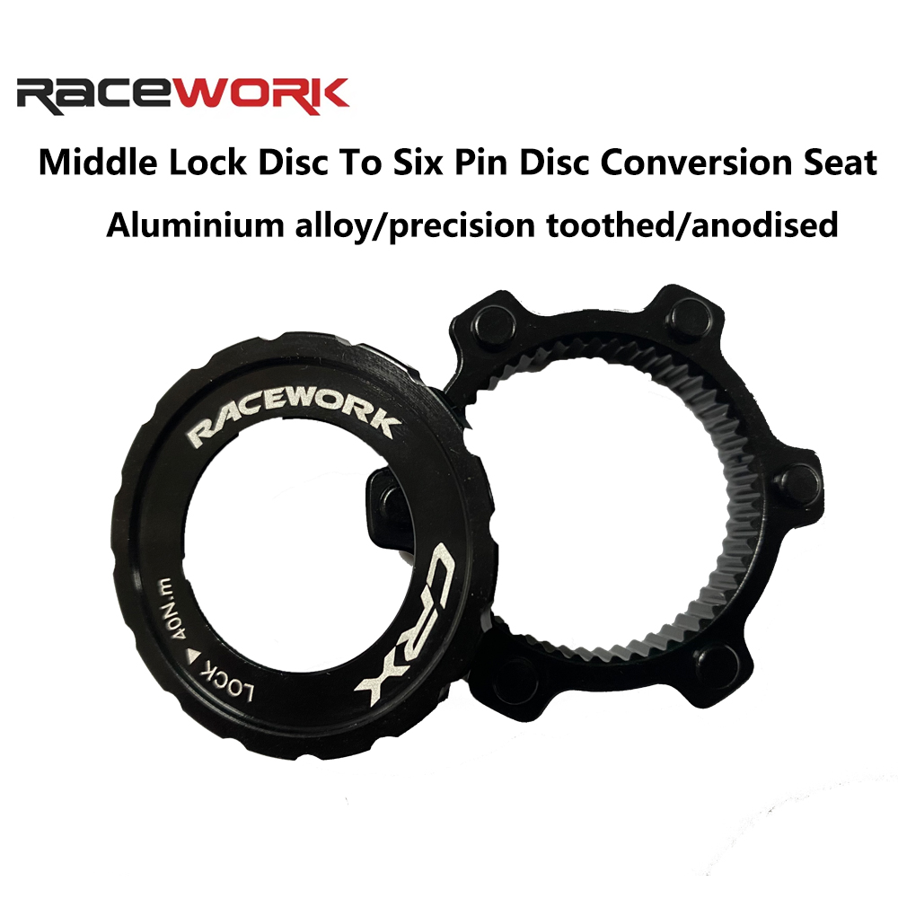Commuter Bike Lock - RACEWORK Centerlock'tan 6 Delikli Adaptöre MTB