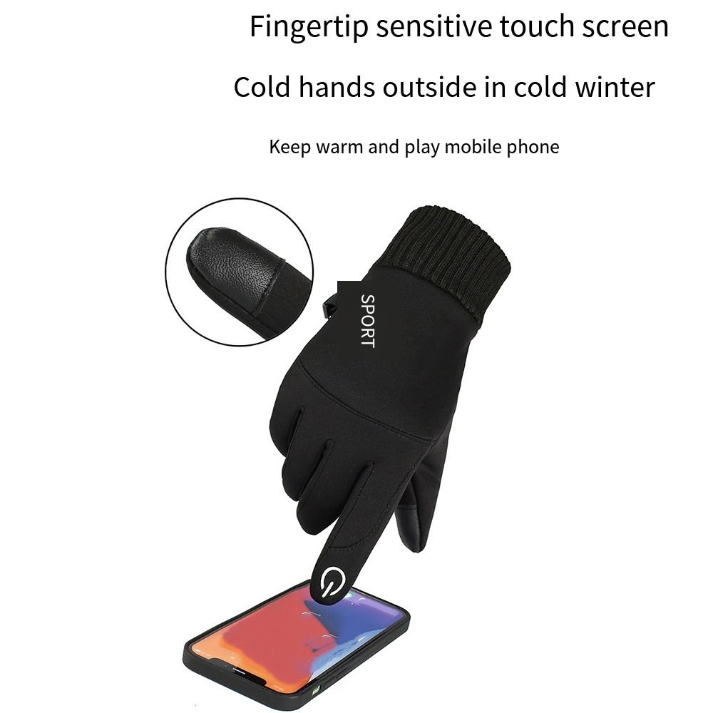 Waterproof Cycling Commute - Sonbahar ve Kış Dokunmatik Ekran Eldivenleri