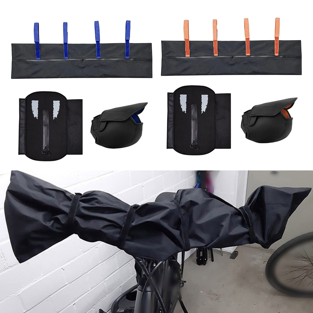 Waterproof Cycling Commute - Yansıtıcı E-Bisiklet Kapak Seti Motor Aküsü
