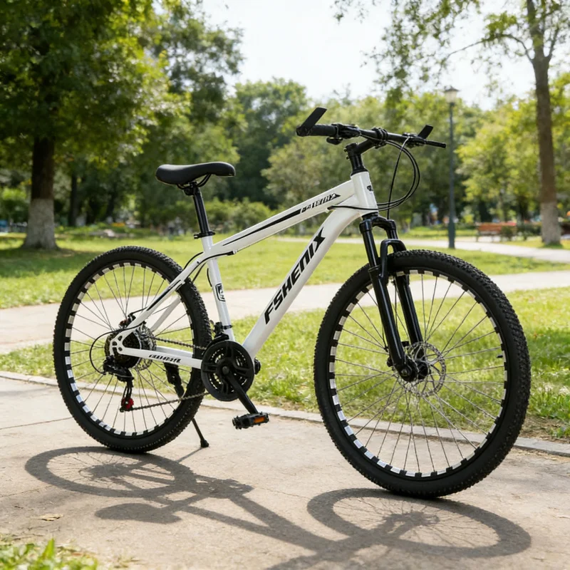 Cycling Commute Speed - Kar Beyazı Tekerlekli Dağ Bisikleti 24