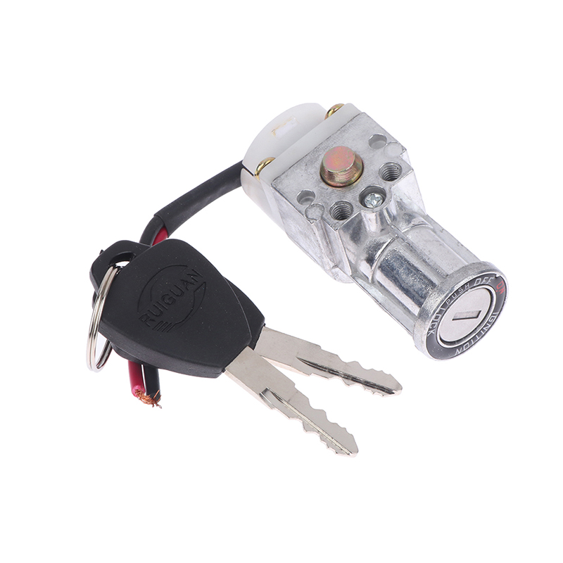 Commuter Bike Lock - 1x Pil Kilidi 2x Anahtar Daha