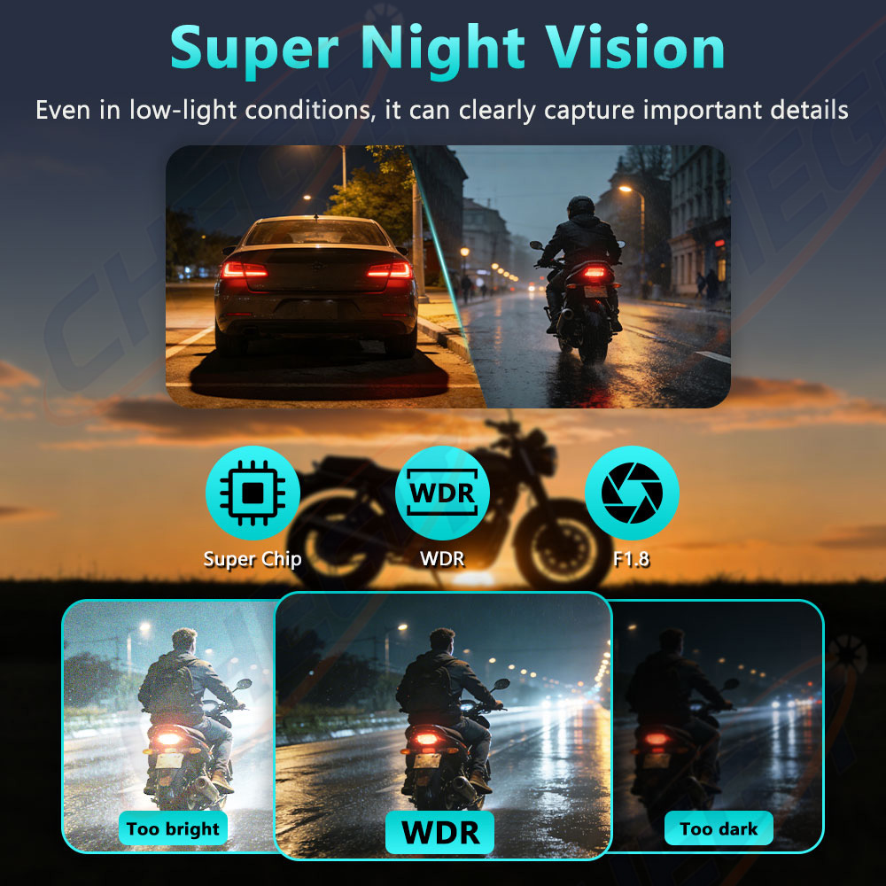 Yeni 2K HD Motosiklet DVR Su G - Cycling Loop incelemesi ve fiyatı