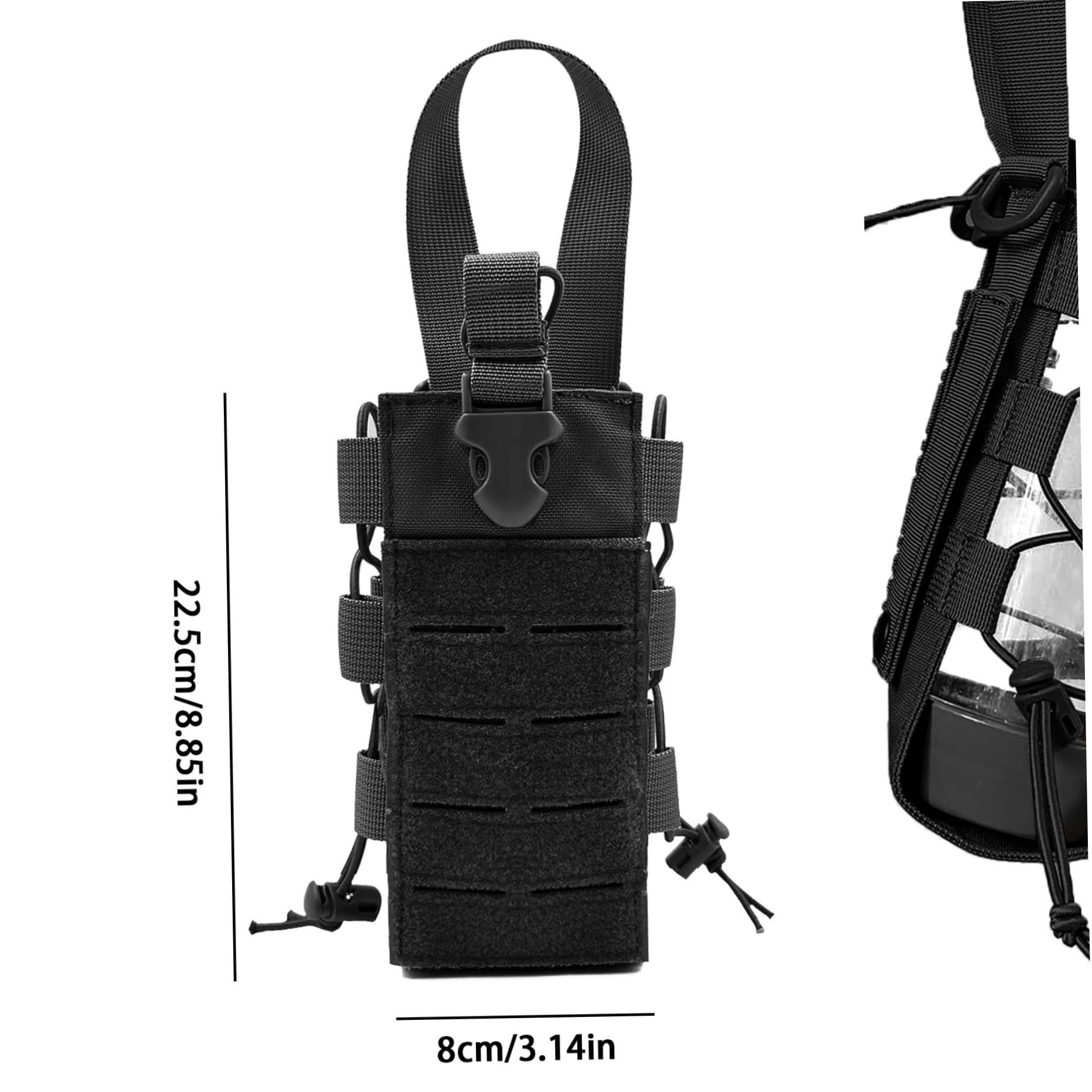 1000D Molle Su Şişesi Tutucu T - Cycling Commute Backpack incelemesi ve fiyatı