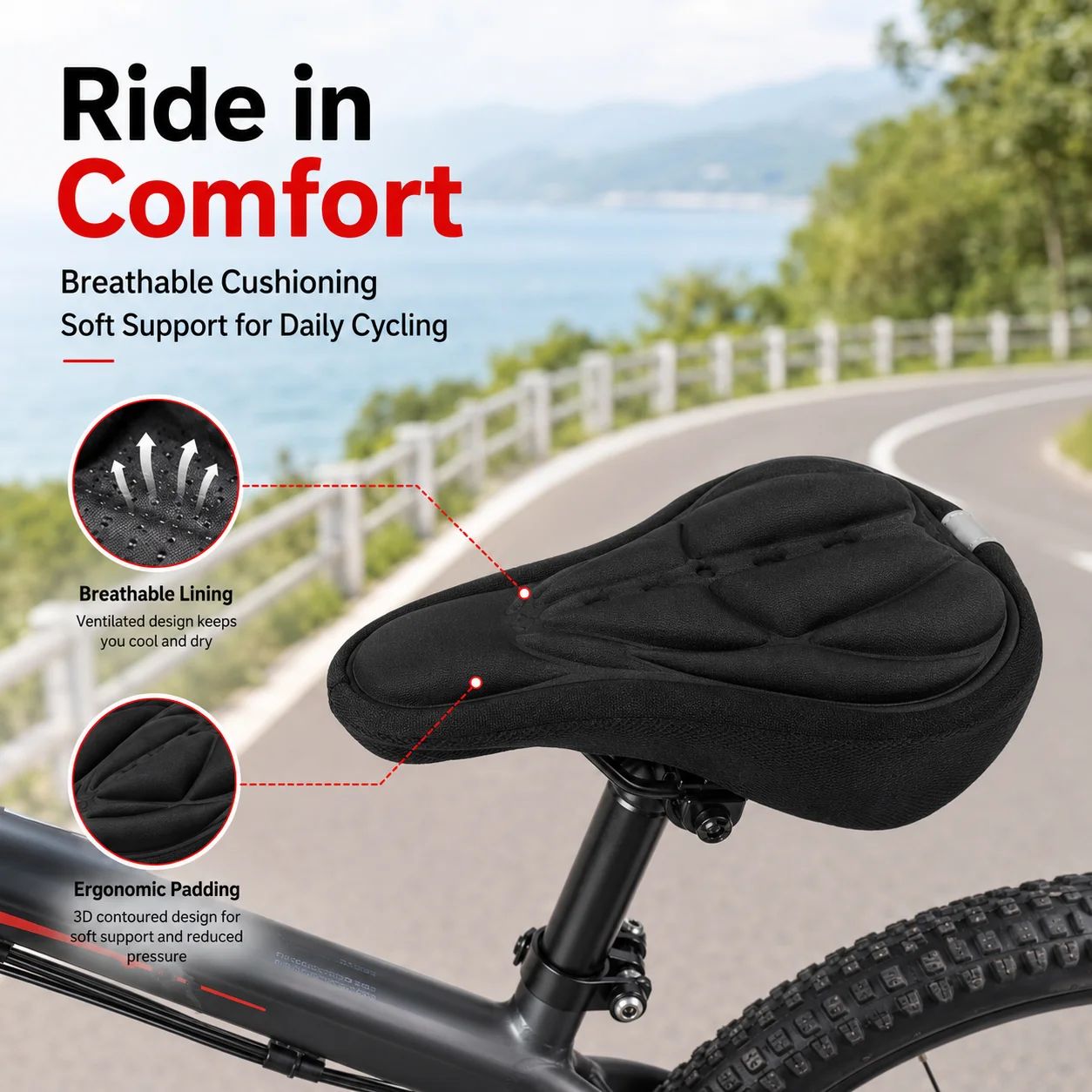 3D Yumuşak Köpük Yastıklı Bisi - Commuting By Bike incelemesi ve fiyatı