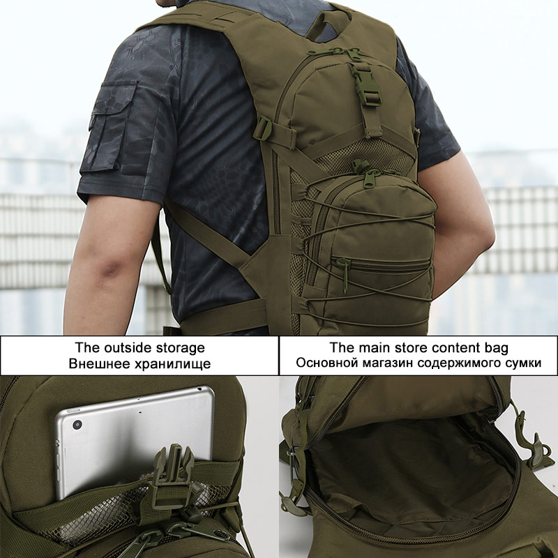 15L Molle taktik sırt çantası  - Cycling Commute Backpack incelemesi ve fiyatı